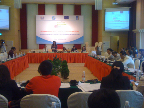 ส่งเสริมบทบาทของสตรีและเด็กหญิงในการลดความเสี่ยง